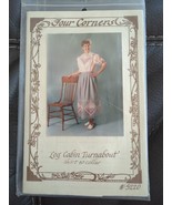 Log Cabin Turnabout Skirt &amp; Collar Pattern #5220 USA 1988-Four Corners V... - £9.70 GBP