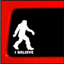 6&quot; I Believe Bigfoot Decal / Sticker (white or blue) - £8.61 GBP