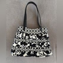 Vera Bradley Black and White Tote Bag - $8.73