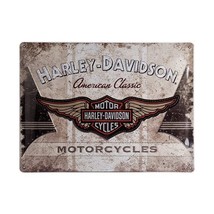 Nostalgic Art 23144 Tin Sign Harley-Davidson American Classic Logo 30 x 40 cm  - $54.00