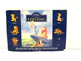Walt Disney The Lion King Limited Edition Collector Pin Set Missing Timon - $9.90