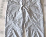 Patagonia Sz 10 Stone Light Tan ladies Crop Pants Nylon Cotton Blend - $32.54