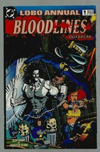 LOBO ANNUAL  BLOODLINES OUT   COMIC  Ex+++  #1 1993   1ST PRINTING. DC C... - £6.19 GBP
