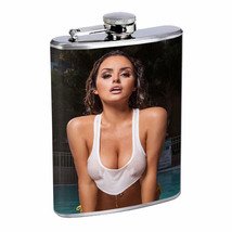 Country Pin Up Girls D9 Flask 8oz Stainless Steel Hip Drinking Whiskey - £11.59 GBP