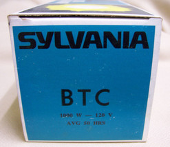 6 pcs Gte Sylvania BTC Tungsten Halogen Lamp BULB 1000 W. 120 V 3250°K NOS - £79.02 GBP