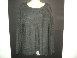 Linda Matthews New York Sweater Size XL Gray 100% Acrylic Long Sleeves - £11.87 GBP