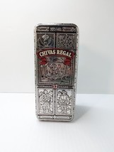 Chivas Regal 12 Year Scotch Whisky Collectible Silver Metal Tin Empty Barware - £7.90 GBP