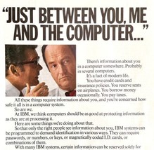 IBM Computer Processors 1979 Advertisement Vintage Information Security ... - £23.88 GBP