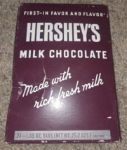 VTG Hershey&#39;s Milk Chocolate 24 Bars Advertising Store Display Empty Box - £25.57 GBP