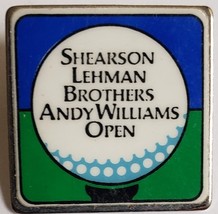 Shearson Lehman Brothers Andy Williams Open Golf Pin, 1 x 1, vintage - £35.10 GBP