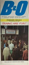 B&amp;O RR Passenger Railroad Timetable April 25, 1965 - $9.89