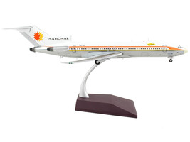 Boeing 727-200 Commercial Aircraft National Airlines White w Orange Yellow Strip - £86.64 GBP