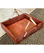 Fruit Picking basket ..vintage 80 year old wood dovetail nice! - $40.81 CAD