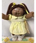 Vintage Cabbage Patch Kid Girl African American Brown Hair Brown Eyes HM... - €237,72 EUR