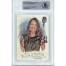 Jessica Mendoza Team USA Signed Allen and Ginter Autograph BGS On-Card Auto Slab - £76.30 GBP