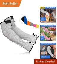 One Size Cut Resistant Arm Sleeves - Perfect for Glass Handling &amp; Pet Gr... - $18.76