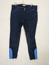 Devone Arie Fine Riding Attire Womens Pants Size 34 Cotton Blend Blue - £17.54 GBP