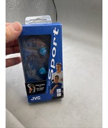 JVC Sport In Ear EarBuds/Head Phones HA-ECX20-A Grey and Teal NIB - $24.35 CAD