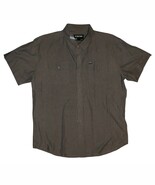 Zoo York Mens Short Sleeve Button Down Gray Skater Streetwear Shirt Size... - $31.12 CAD