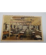 Vtg NY Camp Upton Long Island 1943 Postcard Squad Room Army Soldiers US ... - $185.45 MXN
