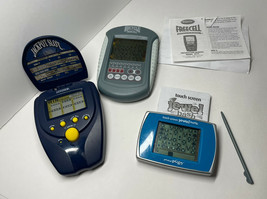 Lot of three different handheld electronic games radica freecell slots and jewel - £7.56 GBP