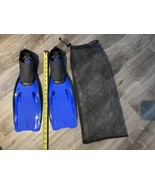 Foyinbet Size 2-4 XS Swim Flippers Fins Swimming Pool Snorkeling Blue/Bl... - $28.66