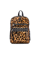 ASH WY29 Leopard Animal Print Calf Hair Billy Small Backpack - £174.60 GBP