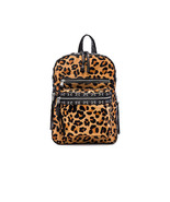 ASH WY29 Leopard Animal Print Calf Hair Billy Small Backpack - $215.04