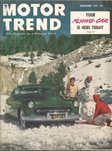 Motor Trend Magazine for Motoring World-Dec. 1951-Doble Steam Car Story-... - $13.00 CAD