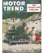 Motor Trend Magazine for Motoring World-Dec. 1951-Doble Steam Car Story-... - €8,15 EUR