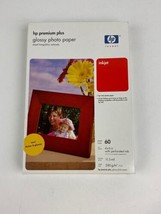 Sealed HP Premium Plus Photo Paper 60 Sheets High Gloss 4x6 New - $3.96