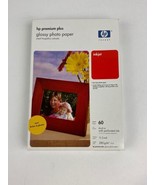 Sealed HP Premium Plus Photo Paper 60 Sheets High Gloss 4x6 New - £3.10 GBP