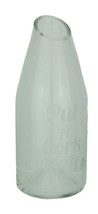 Clear Glass Bottle Carafe Decorative Wine Cork Holder - $15.26