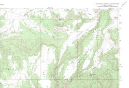 Slickrock Bench Quadrangle Utah 1964 USGS Topo Map 7.5 Minute Topographic - $23.99