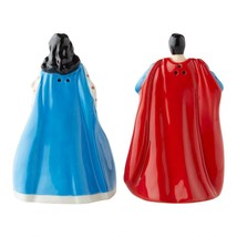 Superman Salt and Pepper Shakers Set Ceramic 3.5" High Wonder Woman DC Comics image 2