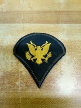 US Army Specialist Rank Gold Eagle Military Patch 3.25" Tall 3" Wide - $3.96