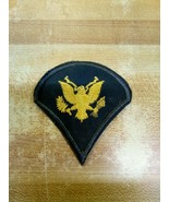 US Army Specialist Rank Gold Eagle Military Patch 3.25&quot; Tall 3&quot; Wide - $3.96