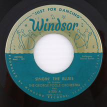 The George Poole Orchestra – Singin&#39; The Blues / Johnson Rag - 45 rpm 7&quot; 4-506 - £34.14 GBP