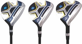 Mens Rife Golf 812s Straight FACE #3 &amp; 5 Offset #7 Fairway Metal Wood Se... - $244.95