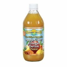 Dynamic Health Certified Organic Apple Cider Vinegar Detox Tonic, 16 Ounce - £16.82 GBP