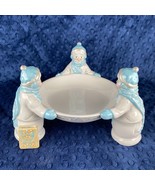 Avon Snowlady Candy Dish 2002 Presidents Club Holiday Collection 1st Edi... - $17.77