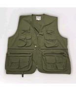 Uncle Milty Men&#39;s Vest Multi-Pocket Fishing Hunting Travel GREEN XL  - €17,15 EUR