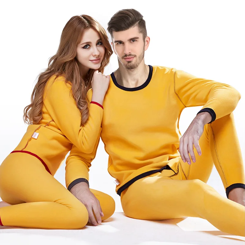 Sporting Thermal Underwear men Winter Women Long Johns sets fleece keep warm in  - £51.95 GBP