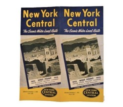 Vtg New York Central System Train Travel Information Advertising Ephemera 1952 - £23.46 GBP