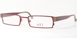OGI 3056 2001 Bourgogne / Olive Lunettes Monture Métallique 50-19-135mm ... - $37.84