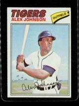 Vintage 1977 Topps Baseball Trading Card #637 Alex Johnson Detroit Tigers - £8.63 GBP