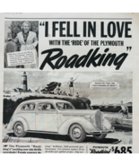 1938 Plymouth Roadking 5 Passenger Sedan Advertisement Automobilia Car E... - $550.21 MXN