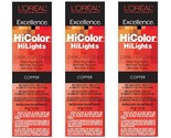 L&#39;OREAL Excellence Red HiColor HiLights For Dark Hair Hair Color ~ 1.74 oz. - £7.87 GBP