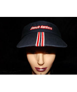 Vintage Busch Gardens sun visor hat blue with red and white stripes and ... - £8.36 GBP