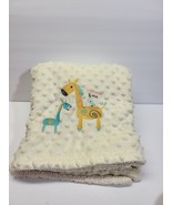 Forever Baby LLC Minky Dot Mommy And Me Giraffe Baby Blanket 30x36&quot; - £15.69 GBP
